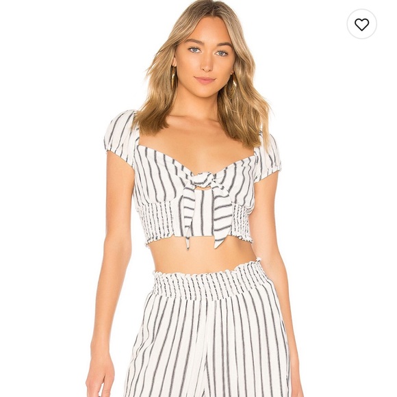 Revolve Likely Striped Crop Top - Picture 4 of 4